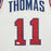 Isiah Thomas Signed Detroit White Custom Suede Matte Framed Basketball Jersey