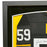 Jack Ham Signed HOF 88 Pittsburgh Black Stat Throwback Custom Suede Matte Framed Football Jersey (Copy)