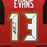 Mike Evans Signed Tampa Red Custom Suede Matte Framed Football Jersey (JSA)