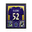 Ray Lewis Signed Baltimore Purple Custom Suede Matte Framed Football Jersey