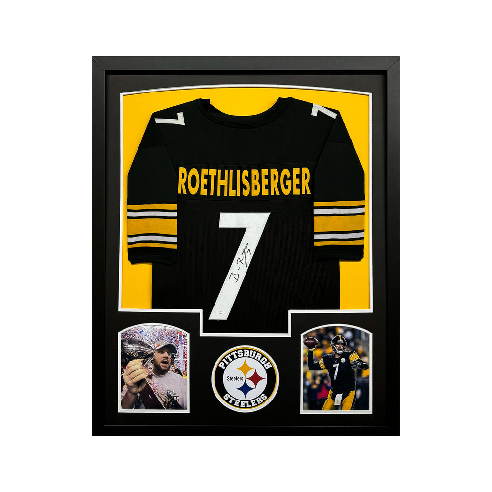 Ben roethlisberger framed jersey hotsell