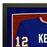 Jim Kelly Signed Buffalo Blue Custom Suede Matte Framed Football Jersey