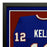 Jim Kelly Signed Buffalo Blue Stat Custom Suede Matte Framed Football Jersey