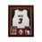 Dwayne Wade Signed Miami White Custom Suede Matte Framed Basketball Jersey