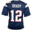 Tom Brady Unsigned New England Blue Football Jersey