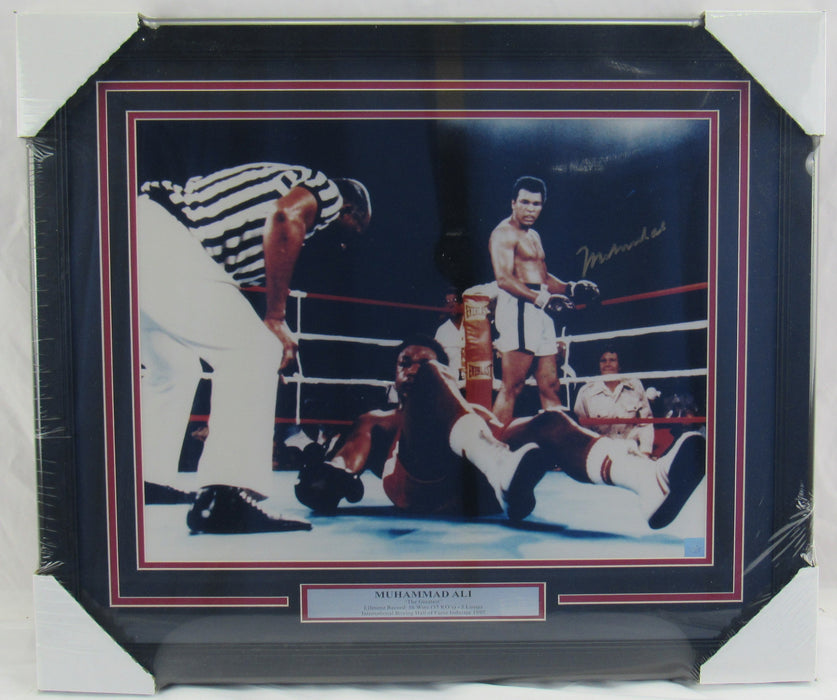 Muhammad Ali Signed Framed Photo JSA LOA