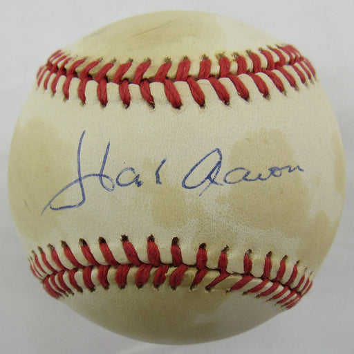 Hank Aaron Signed Rawlings Baseball JSA LOA YY45997