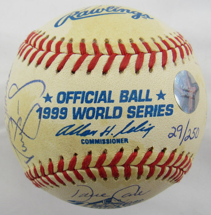 1998 New York Yankees Signed Rawlings Baseball JSA LOA ZZ08495