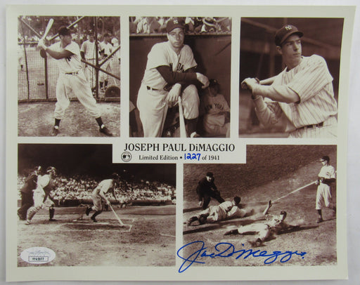 Joe DiMaggio Signed 8x10 Photo JSA LOA YY45677