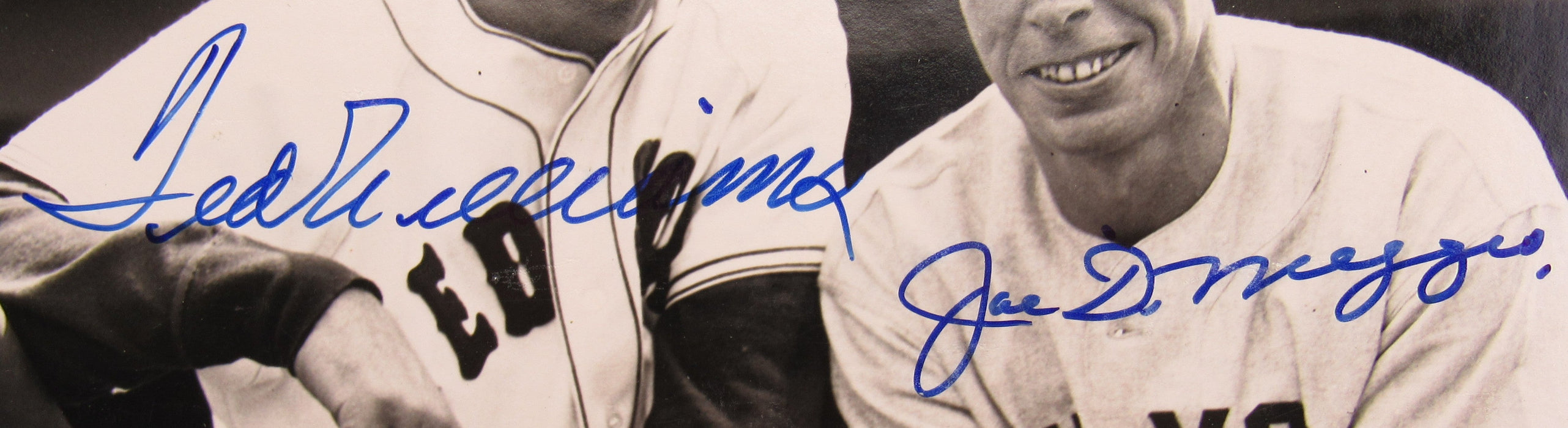 Ted Williams Joe DiMaggio Signed 8x10 Photo JSA LOA YY45988