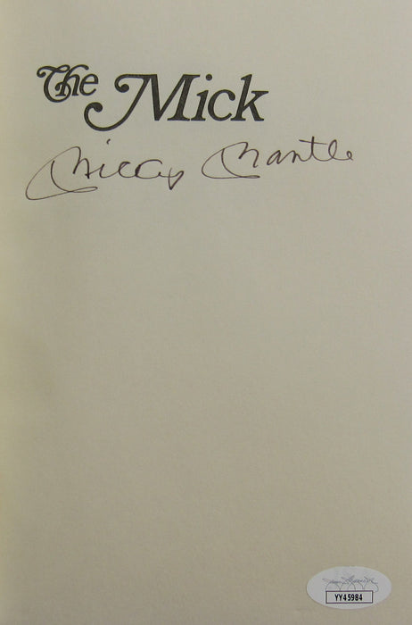 Mickey Mantle Signed Book JSA LOA YY45984