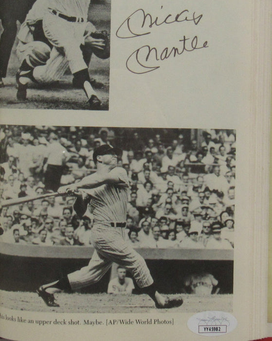 Mickey Mantle Signed Book JSA LOA YY45982