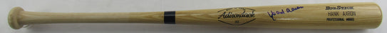 Hank Aaron Signed Baseball Bat JSA LOA YY45989