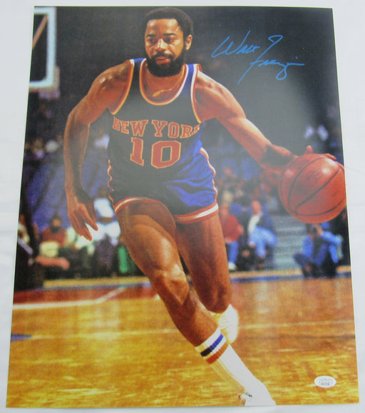 Walt Frazier Signed 16x20 Photo JSA Certification II