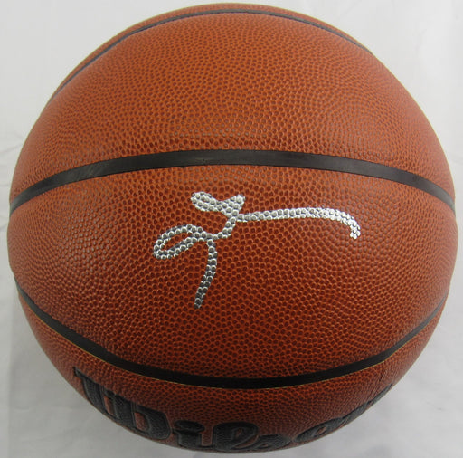 Allen Iverson Signed Wilson Basketball JSA Witness