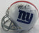 Lawrence Taylor Michael Strahan Signed Giants Mini Helmet JSA WP941026 & WP845180