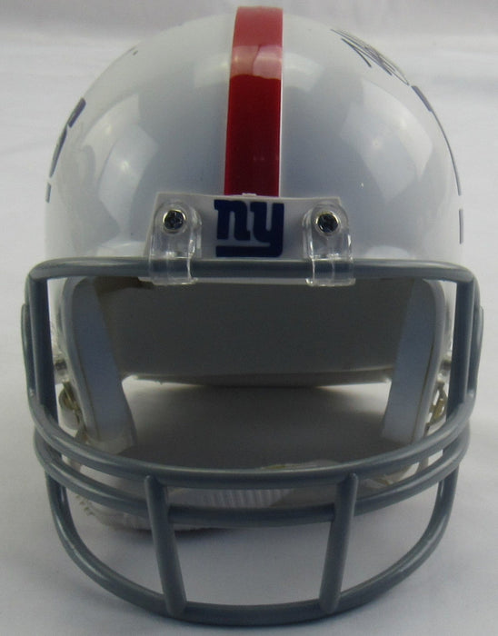 Lawrence Taylor Michael Strahan Signed Giants Mini Helmet JSA WP941026 & WP845180