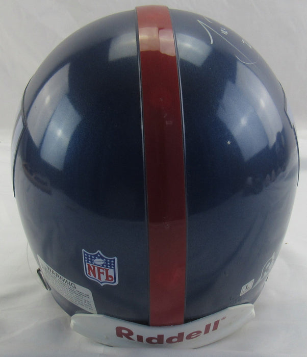 Tiki Barber Signed Full Size Riddell Giants Helmet Proline