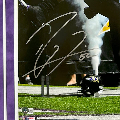 Ray Lewis Hand Signed & Framed 16x20 Football Photo