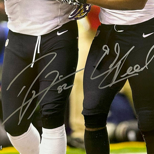 Ray Lewis and Ed Reed Hand Signed & Framed 16x20 Football Photo