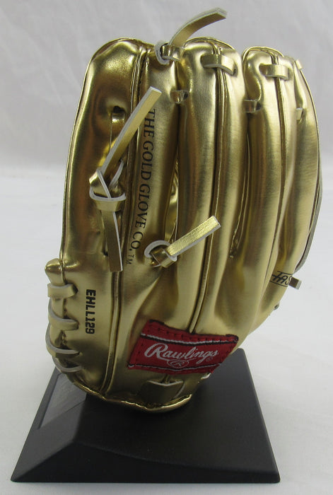 Omar Vizquel Rawlings Miniature Signed Gold Glove Award JSA Witness COA