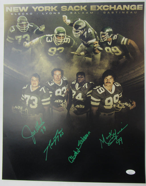 New York Sack Exchange Signed 16x20 Photo JSA WA832922