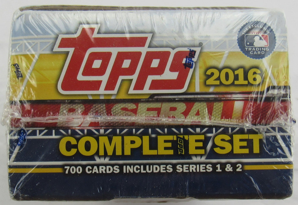 2016 Topps Complete Baseball Set 700 Total Cards Per Box Includes Series 1 & 2