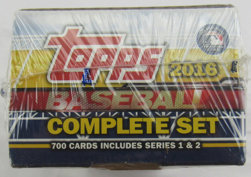 2016 Topps Complete Baseball Set 700 Total Cards Per Box Includes Series 1 & 2