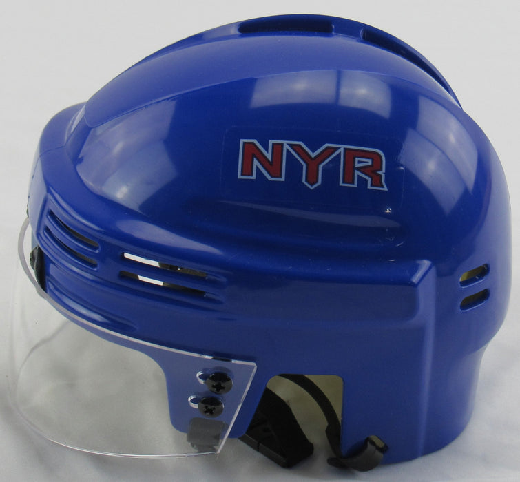 Adam Fox Signed Rangers Blue Mini Helmet Fanatics Hologram