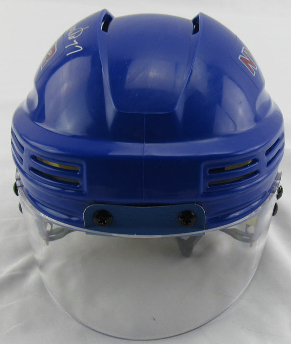 Phil Esposito Signed Rangers Mini Helmet JSA Certified IV