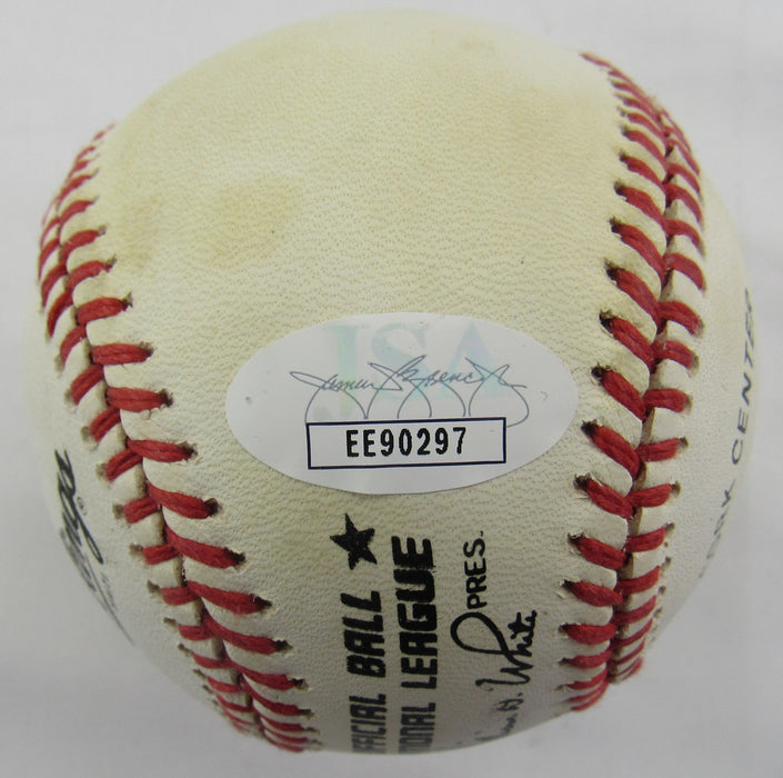 Johnny Sain Signed Auto Rawlings Baseball JSA EE90297