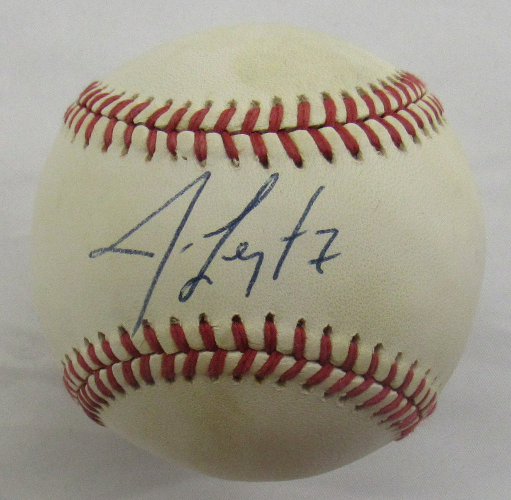 Jim Leyritz Signed Auto Rawlings Baseball B153