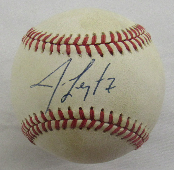Jim Leyritz Signed Auto Rawlings Baseball B153