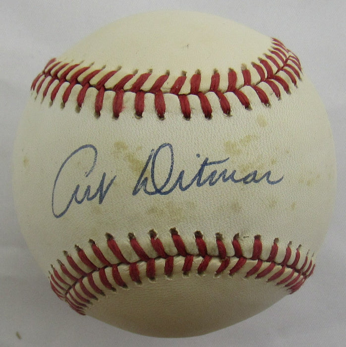 Art Ditmar Signed Auto Rawlings Baseball B153