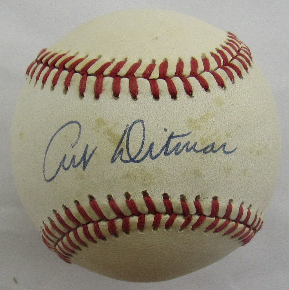 Art Ditmar Signed Auto Rawlings Baseball B153