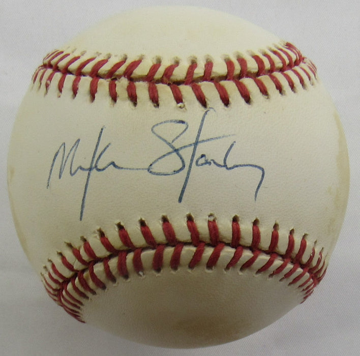 Mickey Stanley Signed Auto Rawlings Baseball B153