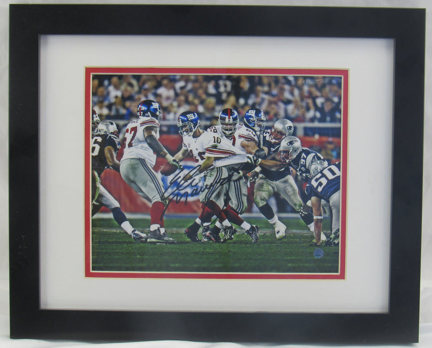 Eli Manning Signed Auto 8x10 Framed Photo Steiner Hologram