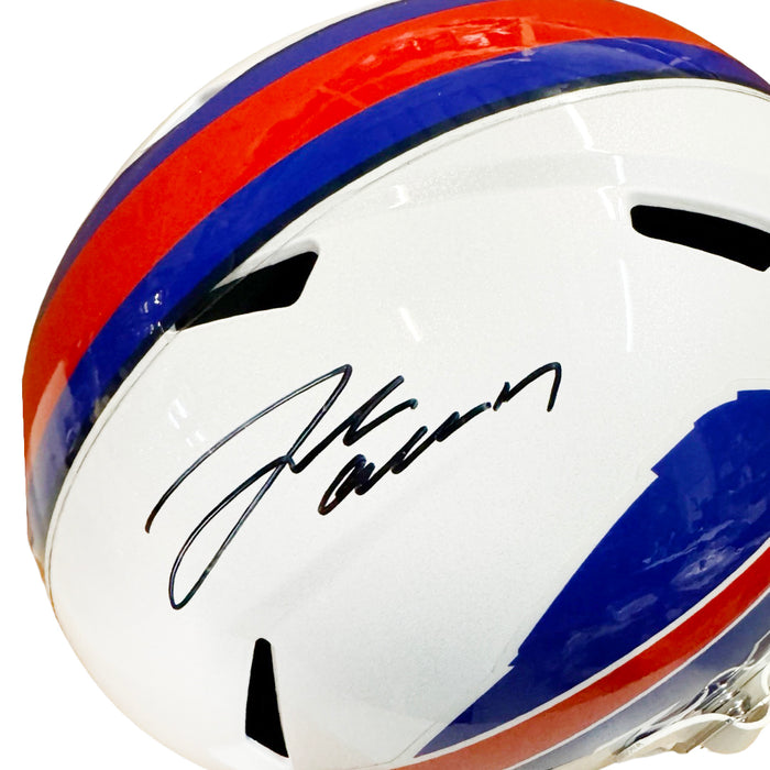 Josh Allen Signed Buffalo Bills Speed Full-Size Replica Football Helmet (Beckett)