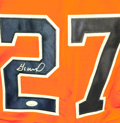 Jose Altuve Signed Houston Orange Baseball Jersey (JSA)