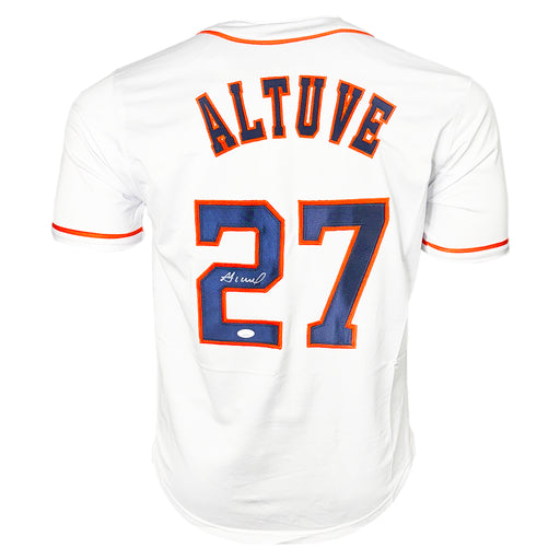 Jose Altuve Signed Houston White Baseball Jersey (JSA)