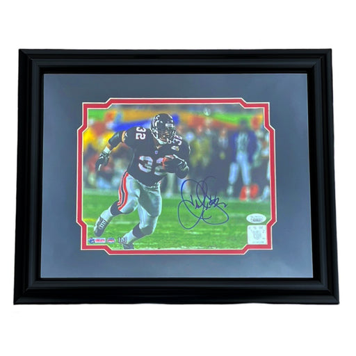 Jamal Anderson Signed Atlanta Pose 1 Football Framed 8x10 Photo (JSA)