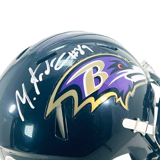 Mark Andrews Autographed Signed Ravens Riddell Full Size Replica Speed  Helmet Auto - Beckett