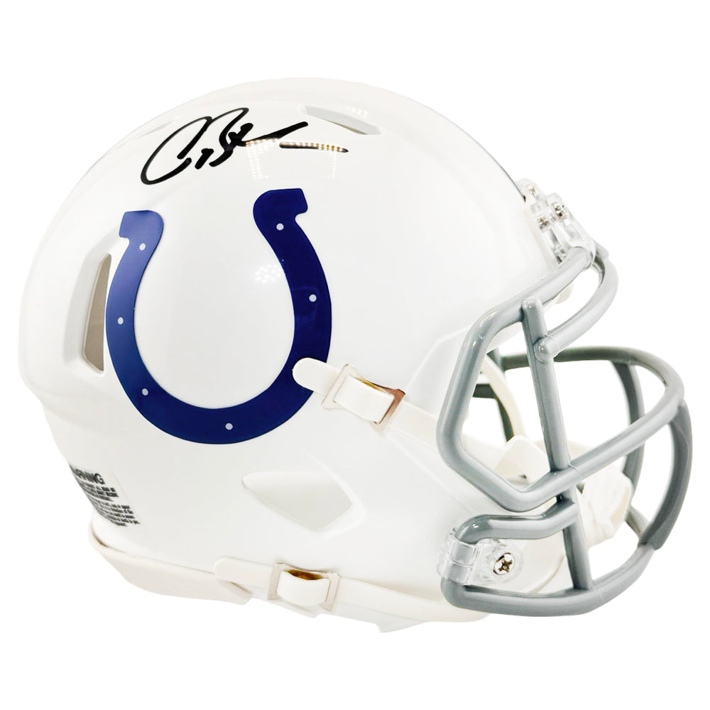 Antoine Bethea Signed Indianapolis Colts Speed Mini Football Helmet (JSA)