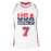 Larry Bird Signed Team USA White Basketball Jersey (JSA)