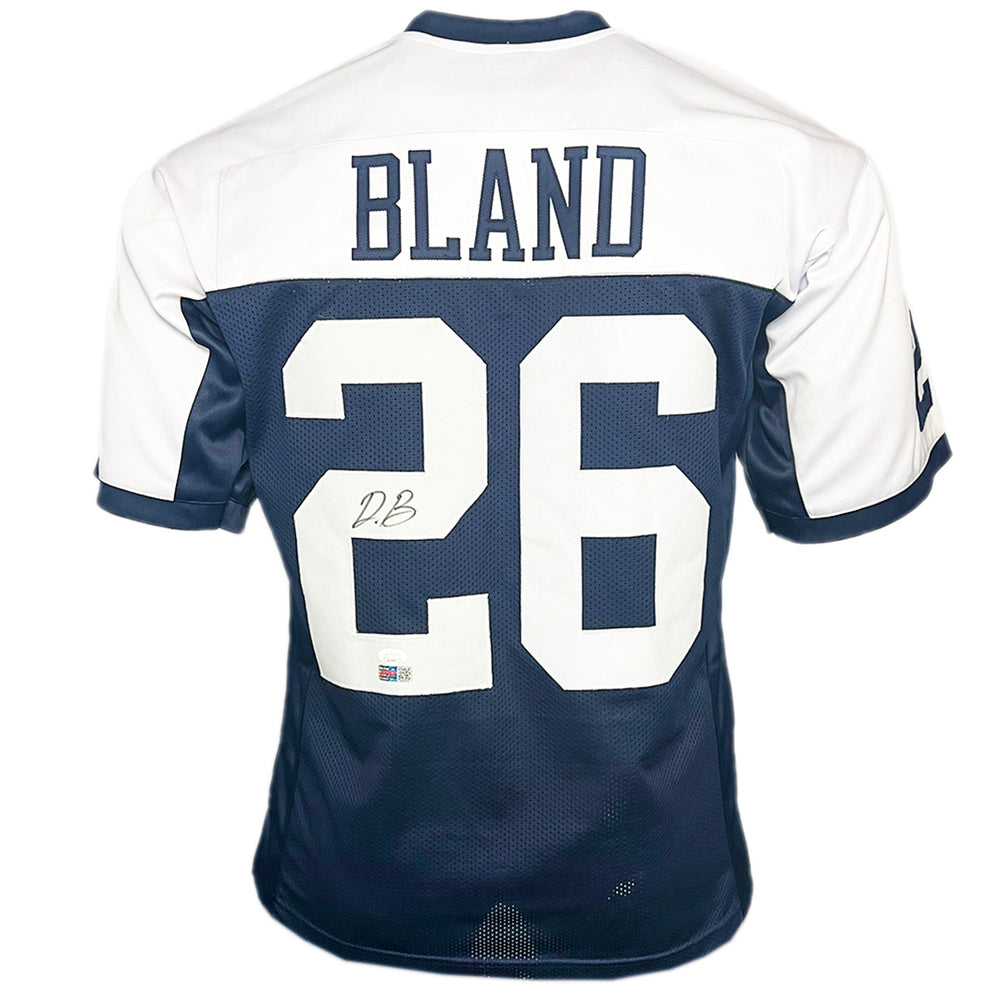 Daron Bland Signed Dallas Thanksgiving Football Jersey (Beckett)