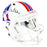 Drew Bledsoe Signed New England Patriots Throwback 1982-89 Speed Full-Size Replica Football Helmet (Beckett)