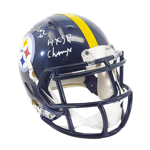 Antonio Brown Autographed Signed Pittsburgh Steelers Black Chrome Speed  Mini Helmet Beckett Beckett