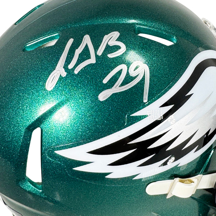 LeGarrette Blount Signed Philadelphia Eagles Speed Mini Football Helmet (Beckett)