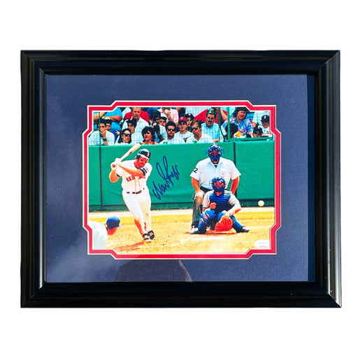 Wade Boggs Signed Boston Pose 2 Baseball Framed 8x10 Photo (JSA)