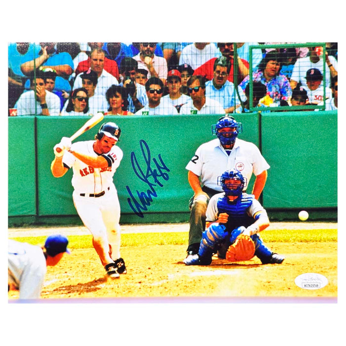 Wade Boggs Signed Boston Pose 2 Baseball 8x10 Photo (JSA)